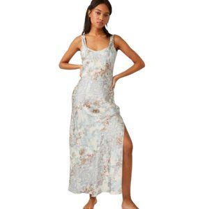 Free People Worth the Wait Bias Cut Slip Dress